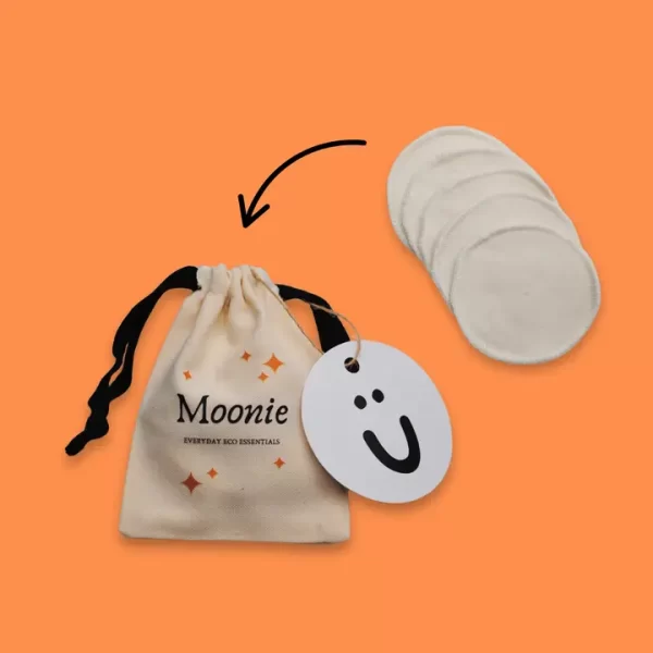 Reusable Cotton Pads & Travel Pouch Gift Set